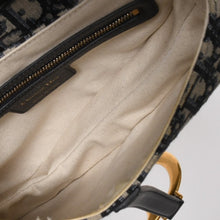Load image into Gallery viewer, 極美品 Christian Dior クリスチャンディオール サドルバッグ ワンショルダーバッグ M0455CTZQ_M928 オブリーク柄 ネイビー 中古 4a005438