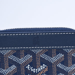 極美品 GOYARD ゴヤール マニョンミニ ウォレット コインケース ネイビー シルバー金具 MATIGNMINTY12CL12P 中古 4a005419