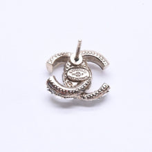 画像をギャラリービューアに読み込む, 極美品 CHANEL シャネル ココマーク ピアス 重量約2.79g14P刻印 GP メタル ラインストーン ゴールド クリア 両耳用 中古 4a005361
