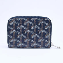 画像をギャラリービューアに読み込む, 極美品 GOYARD ゴヤール マニョンミニ ウォレット コインケース ネイビー シルバー金具 MATIGNMINTY12CL12P 中古 4a005419