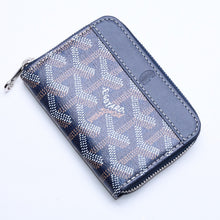 画像をギャラリービューアに読み込む, 極美品 GOYARD ゴヤール マニョンミニ ウォレット コインケース ネイビー シルバー金具 MATIGNMINTY12CL12P 中古 4a005419