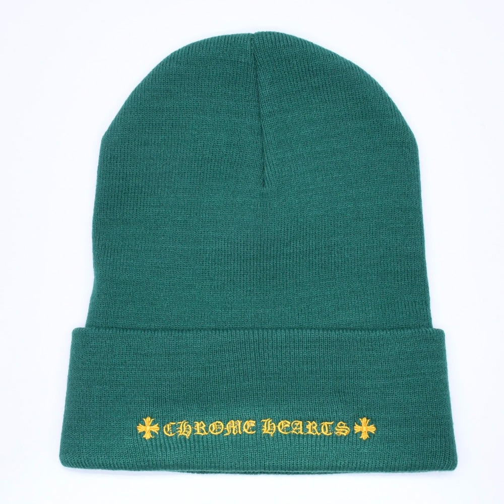 New and unused CHROME HEARTS ACRYL WATCH CAP Acrylic watch cap Beanie ONE SIZE 22cm CH embroidery Used 4a005514