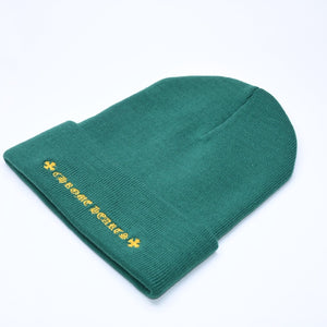 新品未使用 CHROME HEARTS クロムハーツ ACRYL WATCH CAP アクリルワッチキャップ ビーニー ONE SIZE 22cm CH刺繍 中古 4a005514
