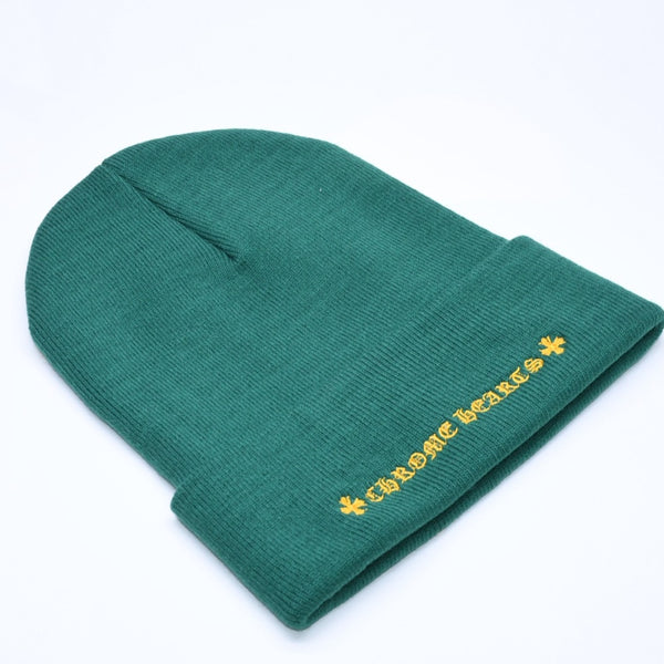 新品未使用 CHROME HEARTS クロムハーツ ACRYL WATCH CAP アクリルワッチキャップ ビーニー ONE SIZE 22cm CH刺繍 中古 4a005514
