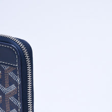 画像をギャラリービューアに読み込む, 極美品 GOYARD ゴヤール マニョンミニ ウォレット コインケース ネイビー シルバー金具 MATIGNMINTY12CL12P 中古 4a005419