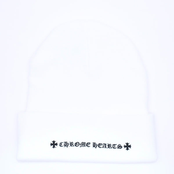 New and unused CHROME HEARTS ACRYL WATCH CAP Beanie ONE SIZE 22cm CH embroidery Used 4a005513