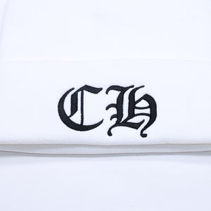 New and unused CHROME HEARTS ACRYL WATCH CAP Beanie ONE SIZE 22cm CH embroidery Used 4a005513