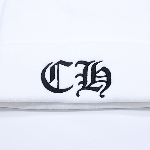 New and unused CHROME HEARTS ACRYL WATCH CAP Beanie ONE SIZE 22cm CH embroidery Used 4a005513