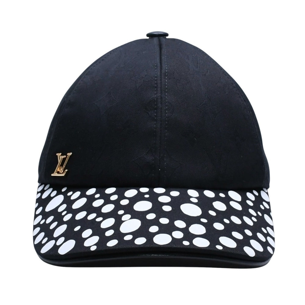 LOUIS VUITTON LV × YK Infinity Dots Infinity Dot Adjuster Cap M7069M Black Good Condition Used 4a005360