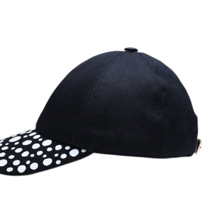 極美品 LOUIS VUITTON ルイヴィトン LV × YK Infinity Dots インフィニティ ドット アジャスターキャップ M7069M ブラック 中古 4a005360