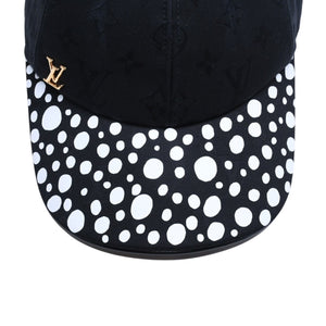 極美品 LOUIS VUITTON ルイヴィトン LV × YK Infinity Dots インフィニティ ドット アジャスターキャップ M7069M ブラック 中古 4a005360