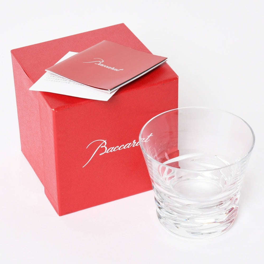 New and unused Baccarat Lola Tumbler Rocks Glass Crystal Glass Clear Used 4a005288