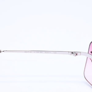 Very Good Condition CHANEL Rimless Sunglasses Eyewear 4017-D c.124/89 Size 62□17 120 Coco Mark Rhinestone Used 4a005433