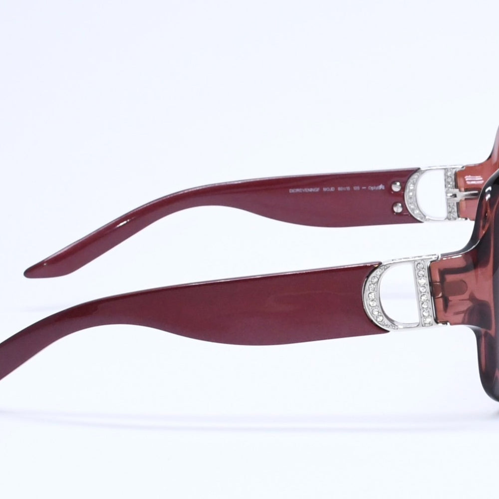 Christian Dior sunglasses, eyewear, rhinestone, brown/wine red, size 60 (19OJD).◻15 125 Excellent condition Used 4a005170