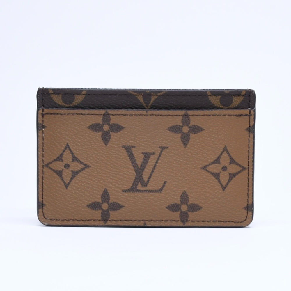 新品未使用 LOUIS VUITTON ルイヴィトン カードケース M69161 ポルト・カルト サーンプル コーティングキャンバス モノグラム ブラウン 中古 4a005359