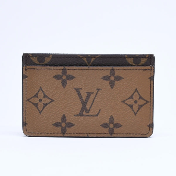 新品未使用 LOUIS VUITTON ルイヴィトン カードケース M69161 ポルト・カルト サーンプル コーティングキャンバス モノグラム ブラウン 中古 4a005359