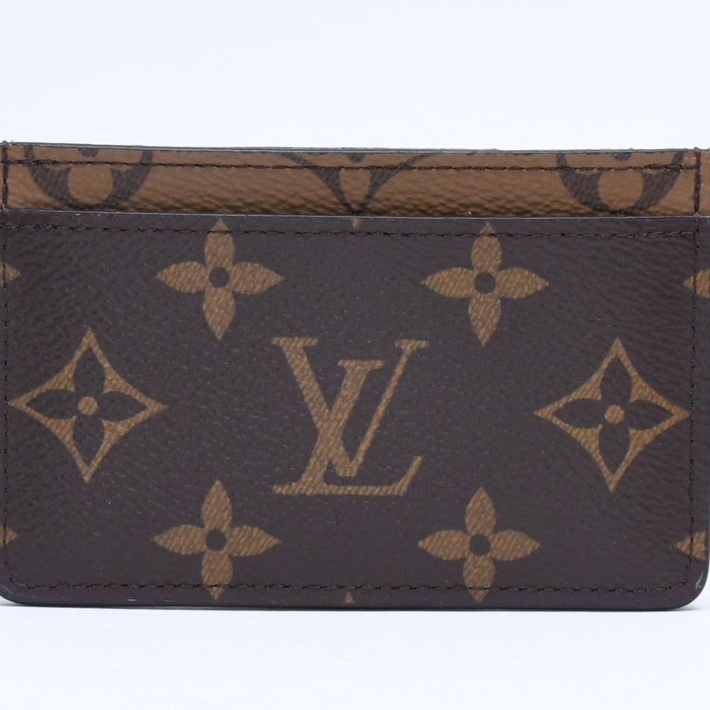 新品未使用 LOUIS VUITTON ルイヴィトン カードケース M69161 ポルト・カルト サーンプル コーティングキャンバス モノグラム ブラウン 中古 4a005359