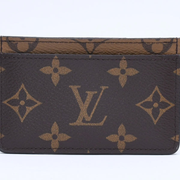 新品未使用 LOUIS VUITTON ルイヴィトン カードケース M69161 ポルト・カルト サーンプル コーティングキャンバス モノグラム ブラウン 中古 4a005359