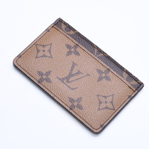 新品未使用 LOUIS VUITTON ルイヴィトン カードケース M69161 ポルト・カルト サーンプル コーティングキャンバス モノグラム ブラウン 中古 4a005359