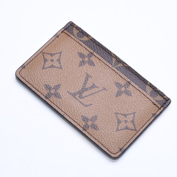 新品未使用 LOUIS VUITTON ルイヴィトン カードケース M69161 ポルト・カルト サーンプル コーティングキャンバス モノグラム ブラウン 中古 4a005359