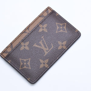 新品未使用 LOUIS VUITTON ルイヴィトン カードケース M69161 ポルト・カルト サーンプル コーティングキャンバス モノグラム ブラウン 中古 4a005359