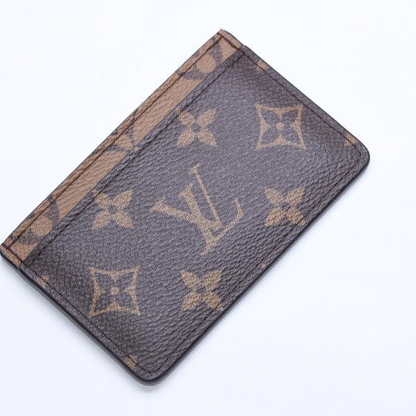 新品未使用 LOUIS VUITTON ルイヴィトン カードケース M69161 ポルト・カルト サーンプル コーティングキャンバス モノグラム ブラウン 中古 4a005359