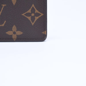 新品未使用 LOUIS VUITTON ルイヴィトン カードケース M69161 ポルト・カルト サーンプル コーティングキャンバス モノグラム ブラウン 中古 4a005359