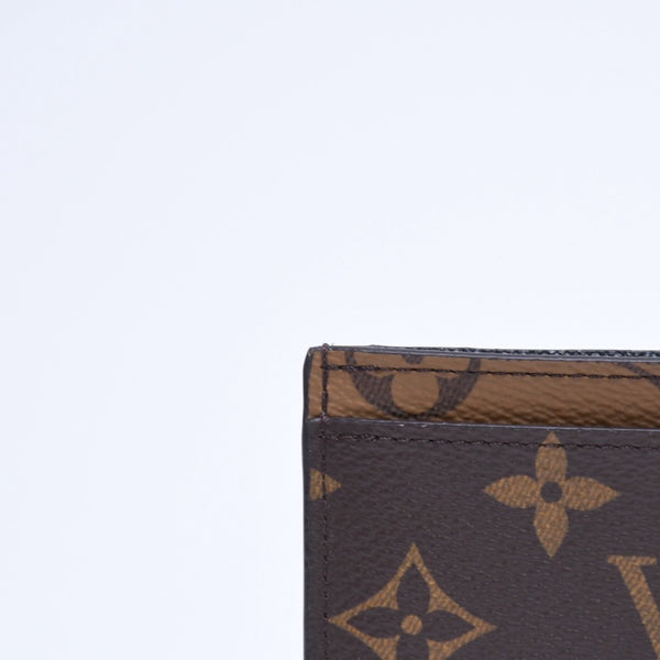 新品未使用 LOUIS VUITTON ルイヴィトン カードケース M69161 ポルト・カルト サーンプル コーティングキャンバス モノグラム ブラウン 中古 4a005359