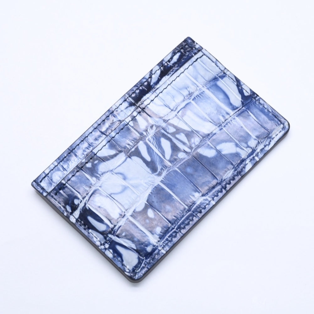 極美品 LOUIS VUITTON ルイヴィトン 19AW ポルトカルト サーンプル カードケース N98127 タイダイ クロコ ヴァージル アブロー 中古 4a005358