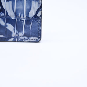 極美品 LOUIS VUITTON ルイヴィトン 19AW ポルトカルト サーンプル カードケース N98127 タイダイ クロコ ヴァージル アブロー 中古 4a005358