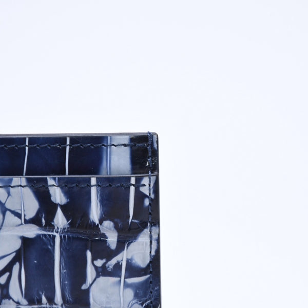 極美品 LOUIS VUITTON ルイヴィトン 19AW ポルトカルト サーンプル カードケース N98127 タイダイ クロコ ヴァージル アブロー 中古 4a005358