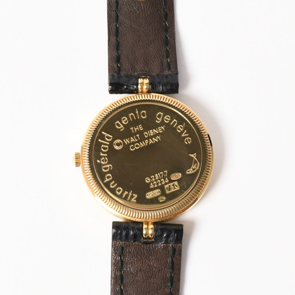 Gerald Genta Retro Fantasy Watch G.2817.7 Weight 36.95g Mickey Mouse 18KYG QZ White Dial Good Condition Used 4a005439