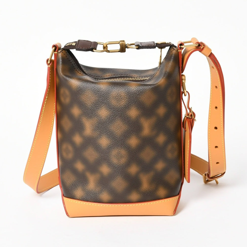 LOUIS VUITTON ルイヴィトン ホーボー・クルーザー PM ショルダーバッグ モノグラム・ディスイズノット M46241 ブラウン 美品 中古 4a005466