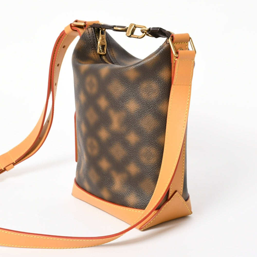 LOUIS VUITTON ルイヴィトン ホーボー・クルーザー PM ショルダーバッグ モノグラム・ディスイズノット M46241 ブラウン 美品 中古 4a005466