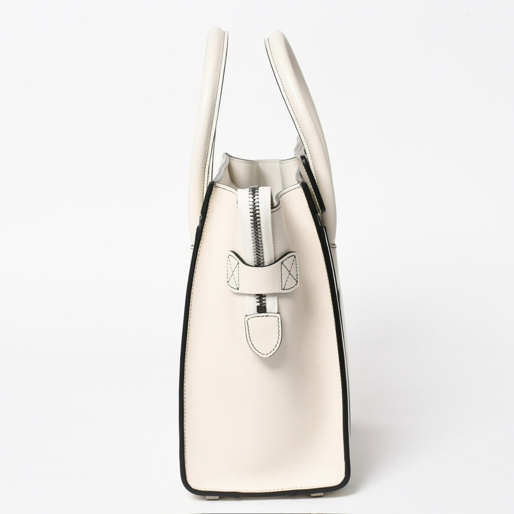 CELINE Handbag Micro Luggage Phoebe Period Ivory White S-CU-4196 Good Condition Used 4a005436