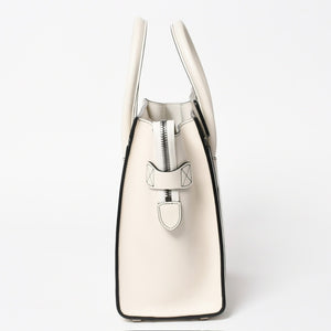 CELINE Handbag Micro Luggage Phoebe Period Ivory White S-CU-4196 Good Condition Used 4a005436