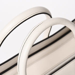 CELINE Handbag Micro Luggage Phoebe Period Ivory White S-CU-4196 Good Condition Used 4a005436