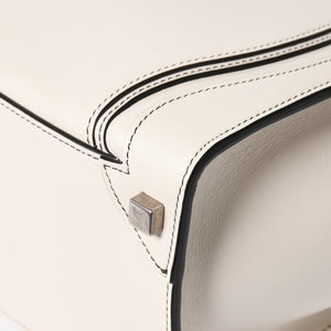 CELINE Handbag Micro Luggage Phoebe Period Ivory White S-CU-4196 Good Condition Used 4a005436