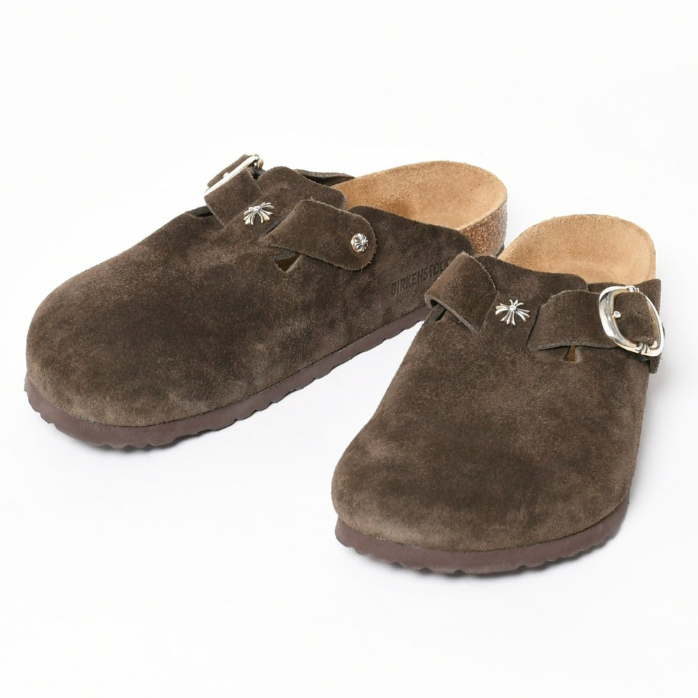 Very good condition CHROME HEARTS × BIRKENSTOCK BOSTON Boston Mule Size 42 Gunslinger Used 4a005611