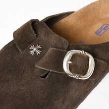 将图片加载到图库查看器，極美品 CHROME HEARTS クロムハーツ × BIRKENSTOCK ビルケンシュトック BOSTON ボストン ミュール サイズ42 ガンスリンガー 中古 4a005611