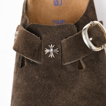 将图片加载到图库查看器，極美品 CHROME HEARTS クロムハーツ × BIRKENSTOCK ビルケンシュトック BOSTON ボストン ミュール サイズ42 ガンスリンガー 中古 4a005611