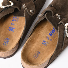 将图片加载到图库查看器，極美品 CHROME HEARTS クロムハーツ × BIRKENSTOCK ビルケンシュトック BOSTON ボストン ミュール サイズ42 ガンスリンガー 中古 4a005611
