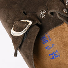 将图片加载到图库查看器，極美品 CHROME HEARTS クロムハーツ × BIRKENSTOCK ビルケンシュトック BOSTON ボストン ミュール サイズ42 ガンスリンガー 中古 4a005611
