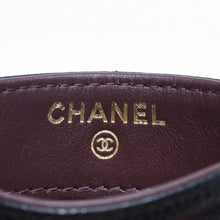 画像をギャラリービューアに読み込む, 極美品 CHANEL シャネル クラシック カードケース AP0213 キャビアスキン マトラッセ ブラック ココマーク ランダム品番 ゴールド金具 中古 4a005441