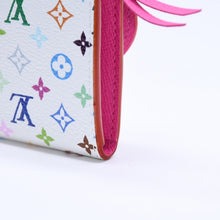 画像をギャラリービューアに読み込む, 極美品 LOUIS VUITTON ルイヴィトン ポルトモネ ロザリ コインケース M13399 村上隆 モノグラムキャンバス ブロン マルチカラー ホワイト 財布 ウォレット ゴールド金具 中古 4a005443