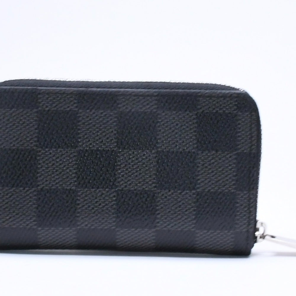 極美品 LOUIS VUITTON ルイヴィトン 財布 ジッピーコインパース コインケース カードケース ミニウォレット N63076 ブラック ダミエグラフィット 中古 4a005661