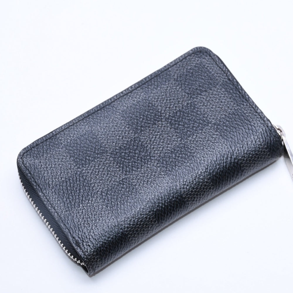 極美品 LOUIS VUITTON ルイヴィトン 財布 ジッピーコインパース コインケース カードケース ミニウォレット N63076 ブラック ダミエグラフィット 中古 4a005661