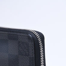 画像をギャラリービューアに読み込む, 極美品 LOUIS VUITTON ルイヴィトン 財布 ジッピーコインパース コインケース カードケース ミニウォレット N63076 ブラック ダミエグラフィット 中古 4a005661