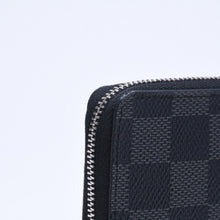 画像をギャラリービューアに読み込む, 極美品 LOUIS VUITTON ルイヴィトン 財布 ジッピーコインパース コインケース カードケース ミニウォレット N63076 ブラック ダミエグラフィット 中古 4a005661