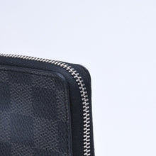 画像をギャラリービューアに読み込む, 極美品 LOUIS VUITTON ルイヴィトン 財布 ジッピーコインパース コインケース カードケース ミニウォレット N63076 ブラック ダミエグラフィット 中古 4a005661